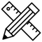 tailor-made-icon-pencil-and-ruler-sticker-u5cad-x450 tailor-made-icon-pencil-and-ruler-sticker-u5cad-x450
